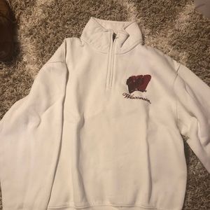 UW sweat shirt jansport w/ sequin W